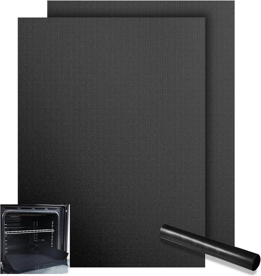 BBQ Grillmatten Set Herbruikbare Matten Veilig Grillen Vaatwasserbestendig 32 x 50 cm
