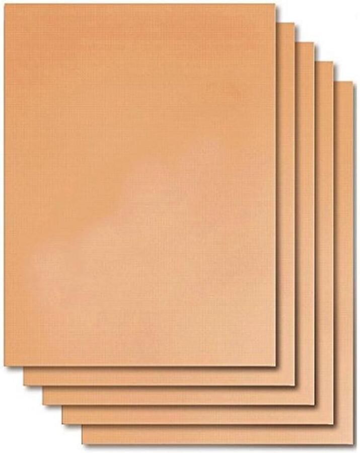 BBQ Grillmatten Set van 5 Herbruikbare Antiaanbak Koken Matten voor Grillen 40 x 33CM