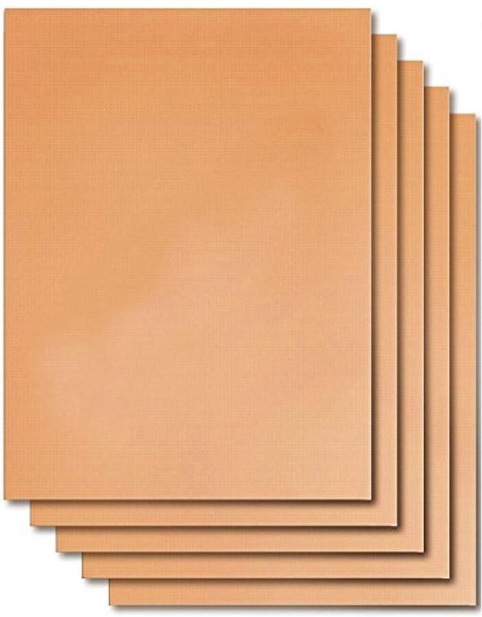 BBQ Grillmatten Set van 5 Herbruikbare Antiaanbak Koken Matten voor Grillen 40 x 33CM