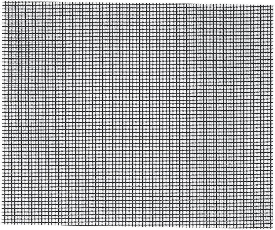 BBQ Grillnet Grillmat Herbruikbaar Barbecue Koken Antiaanbaklaag 40 x 33 cm Zwart