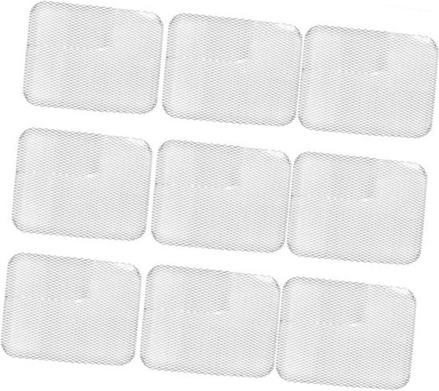 BBQ-grillnet Grillmat Voor buiten koken Hittebestendig aluminium 39x31cm Zilver