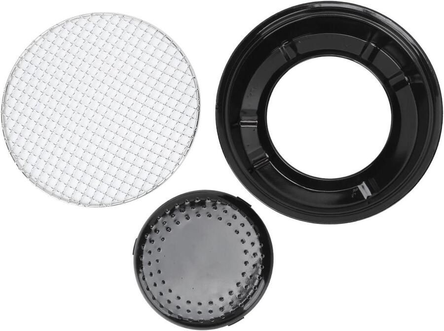 BBQ Grillpan Braadplaat Vlees Grillen Met Waterbak 27 x 6.5 cm Zwart