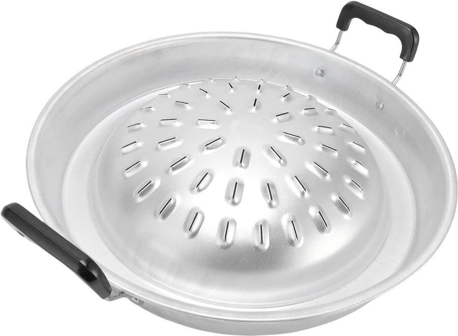 BBQ Grillpan Hotpot Koolstofpan Antiaanbak Gezellige Bijeenkomsten Veelzijdig 2-in-1 Ontwerp 35 cm Originele Kleur