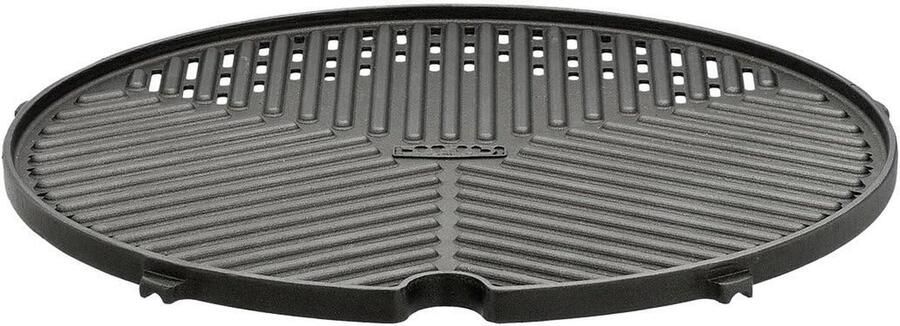 BBQ Grillplaat Non-stick Buiten Koken Anti-aanbaklaag 38 cm Diameter Zwart
