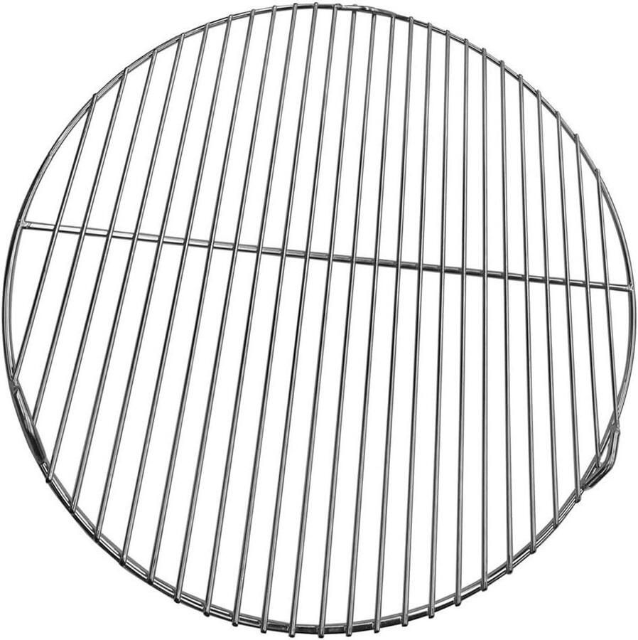 BBQ Grillrooster Roestvrij Staal Rooster Barbecue Vlees Massief Roestvrij Staal Ø 55 cm Zilverkleurig