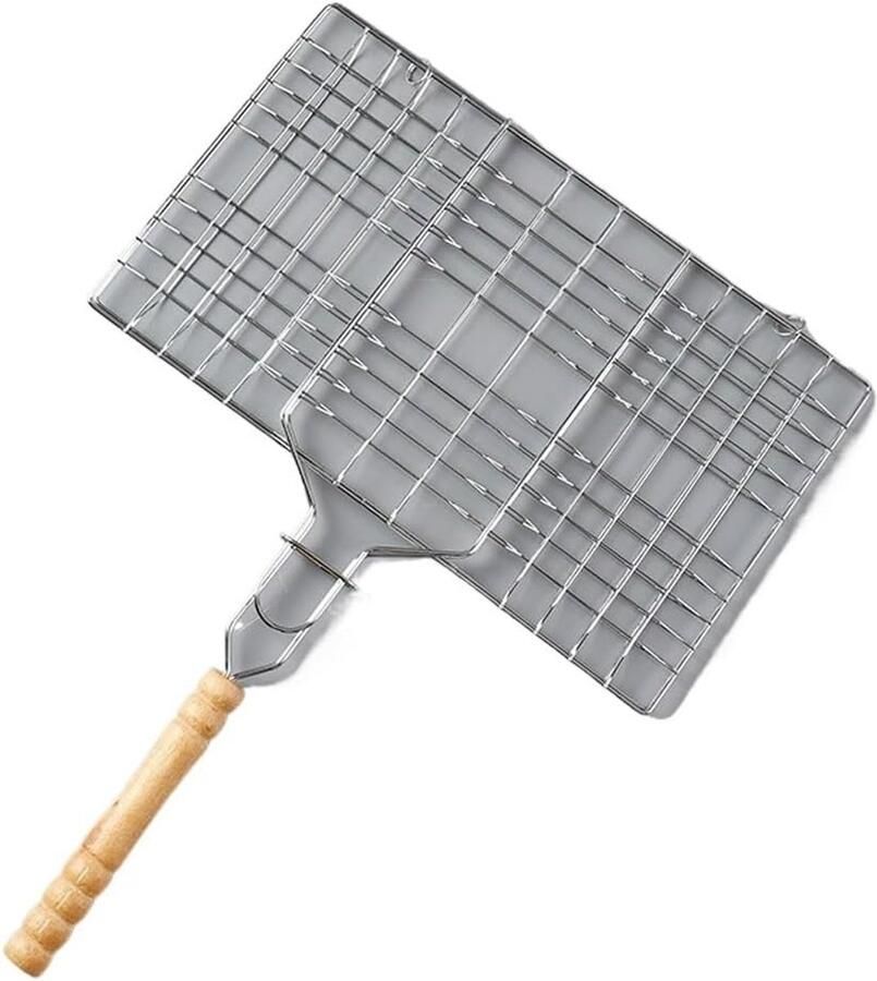 BBQ Grilmand Grillmand Roestvrijstaal Buiten Grillen Antiaanbaklaag 45cm Metaal