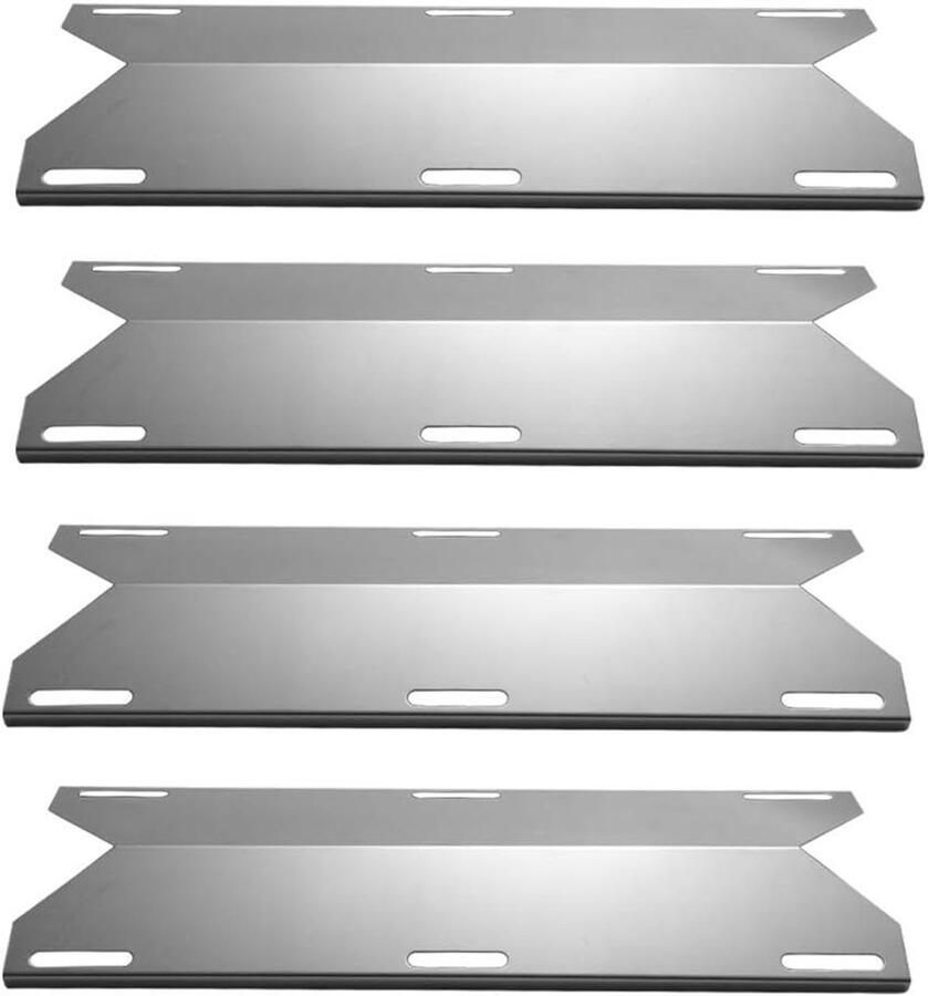 BBQ Hitte Schild Warmteplaat Vervanging Grill Onderdelen Roestvrij Staal 17 3 4 x 6 3 8 Zilver