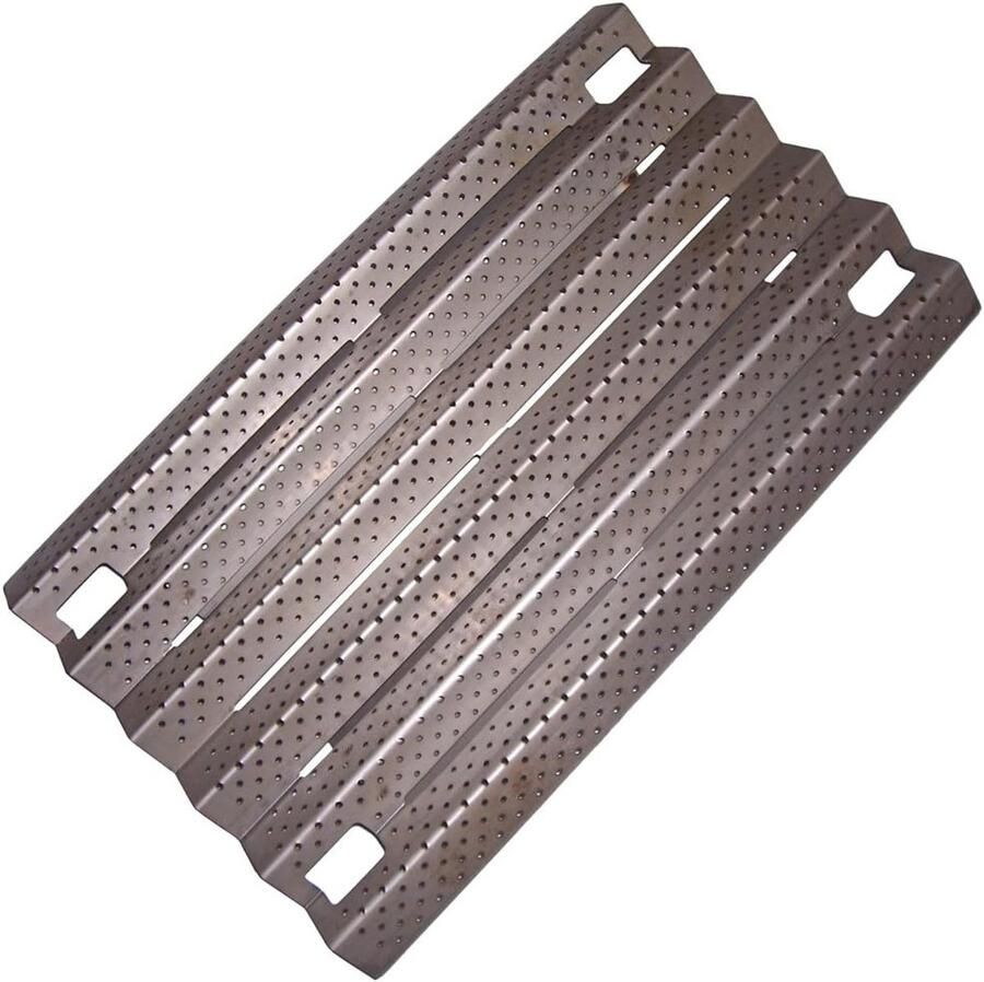 BBQ Hitteplaat Grill Onderdeel Barbecue Reparatie Roestvrij Staal 44 x 27 cm Zilver