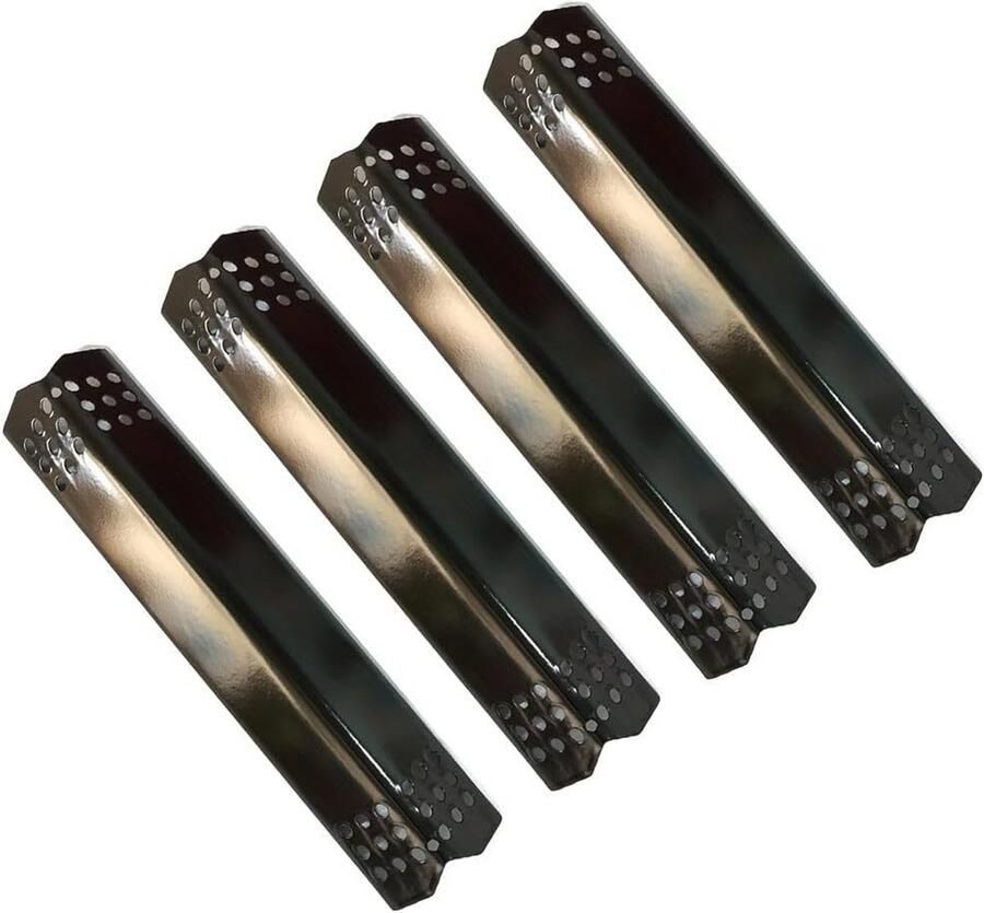 Grill warmteplaat BBQ vuurplaat Buiten koken Gelijkmatige warmte 4-pack Zwart