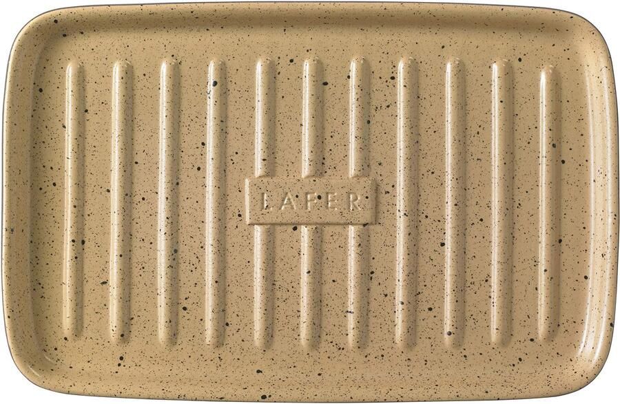 BBQ Plancha 33 x 32 cm grillplaat natuurkleur met stangen