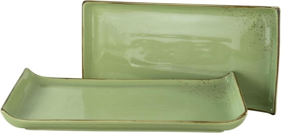 BBQ Platen Grill Accessoires Buiten Koken Vaatwasmachinebestendig 2 Stuks Groen