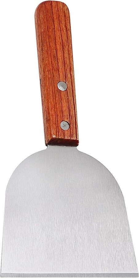 BBQ Schraper Grill Reiniger Grill Schoonmaken Roestvrij Staal 22x13 cm Zilver