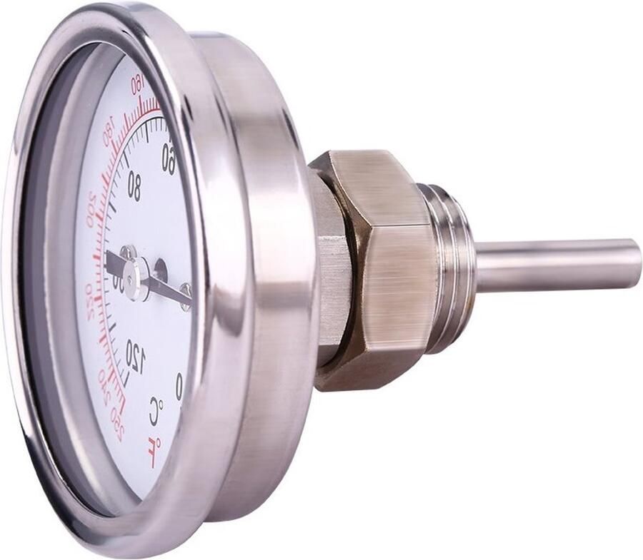 BBQ Thermometer voor Grill en Rookoven RVS Temperatuurmeter 0-120°C voor Nauwkeurige Kookmetingen
