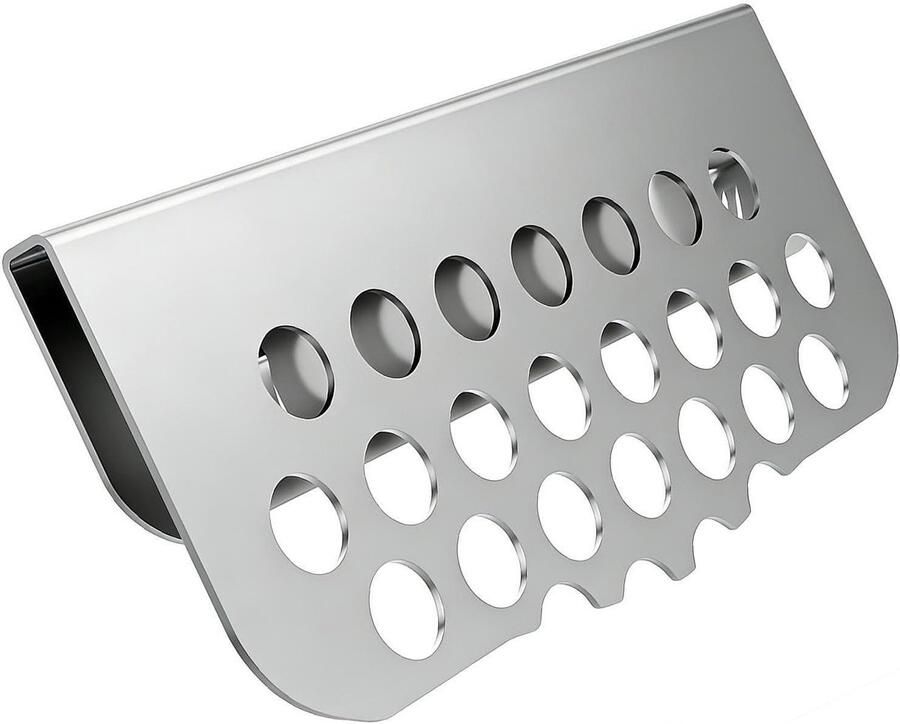 BBQ Vetdeur Grill Vetfilter Vet Spatten Vangen Roestvrijstalen Constructie 14 x 6 x 1 cm Zilver