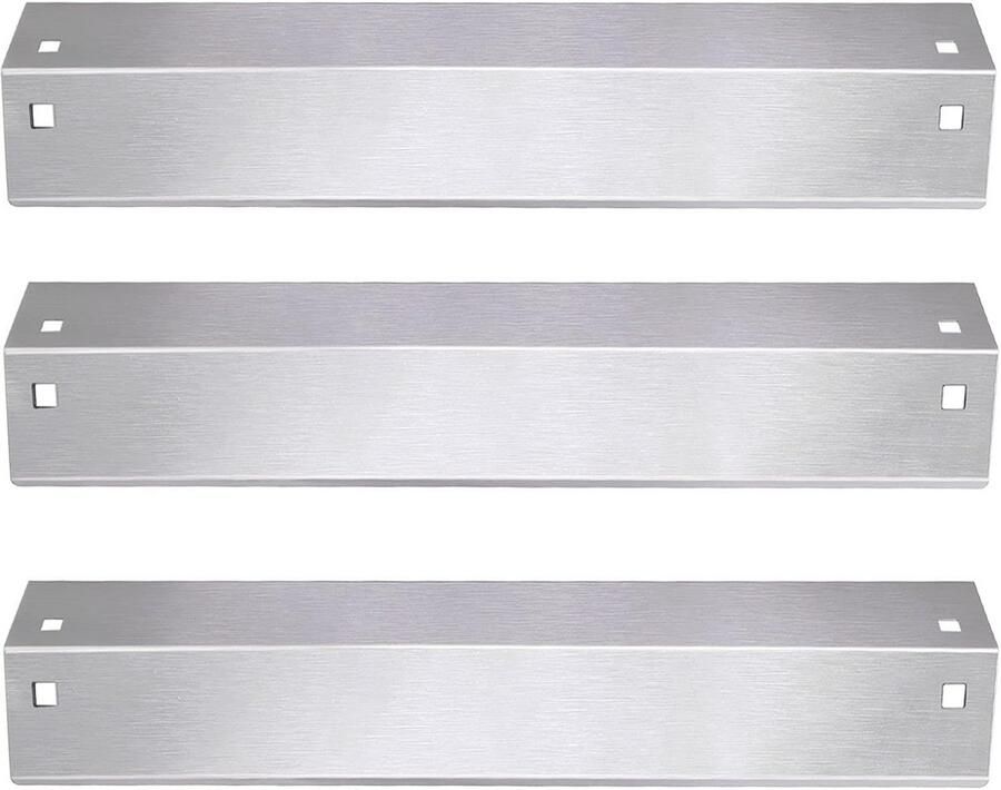 BBQ Warmteplaten Grill Onderdelen BBQ Reparatie Roestvrij Staal 3 Stuks Zilverkleurig