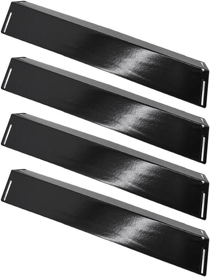 BBQ Warmteplaten Grillplaat Vangers BBQ Grill Onderhoud Roestvrij Staal 420.5x101x23.75mm Zwart