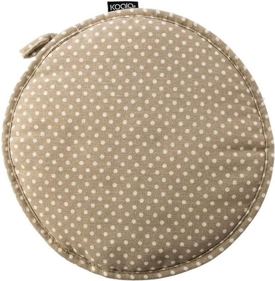 Beige Mexicaanse tortilla-warmer voor magnetron hittebestendig en warmte-isolerend