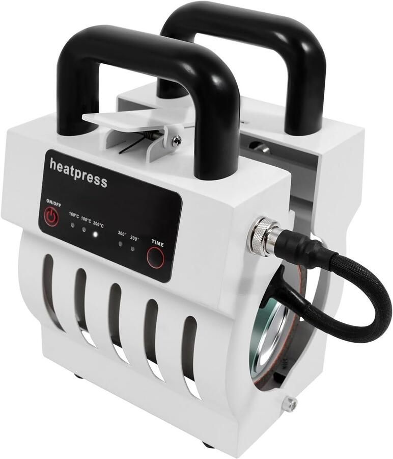 Beker Hittepers Sublimatie Machine Personalisatie Mokken Antislip Voetkussens 15 x 15 x 22 cm Wit