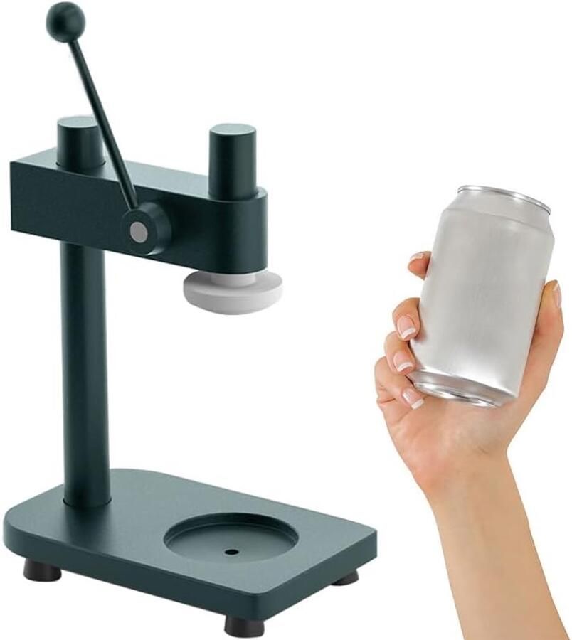 Beker Sluitmachine Blik Naaimachine Drankjes Afsluiten Verstelbare As 250-700 ml Groen