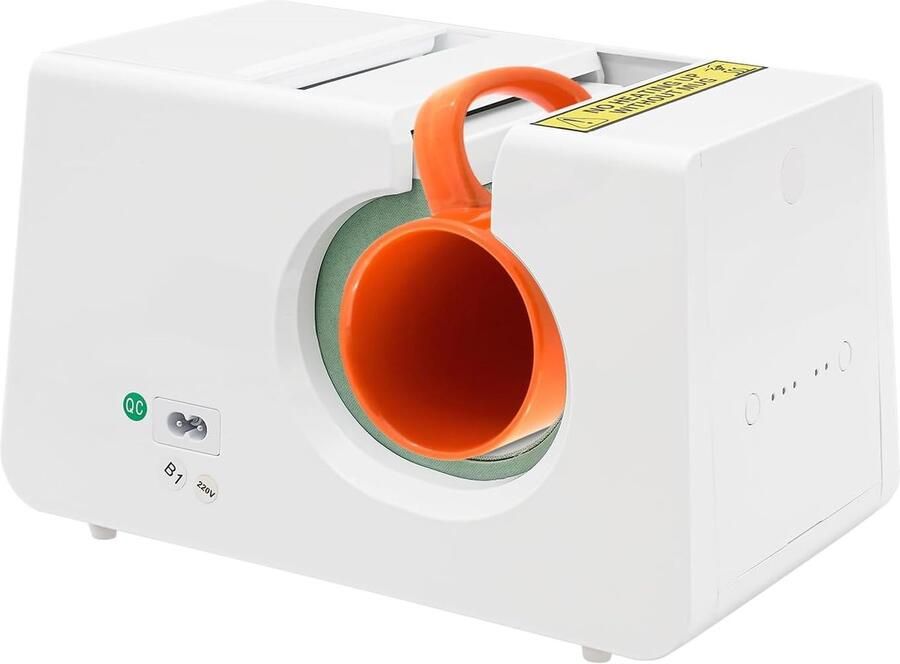 Bekerpers Tuimelpers Mokken Bedrukken Automatische Hittepers 11 oz Bekers Wit