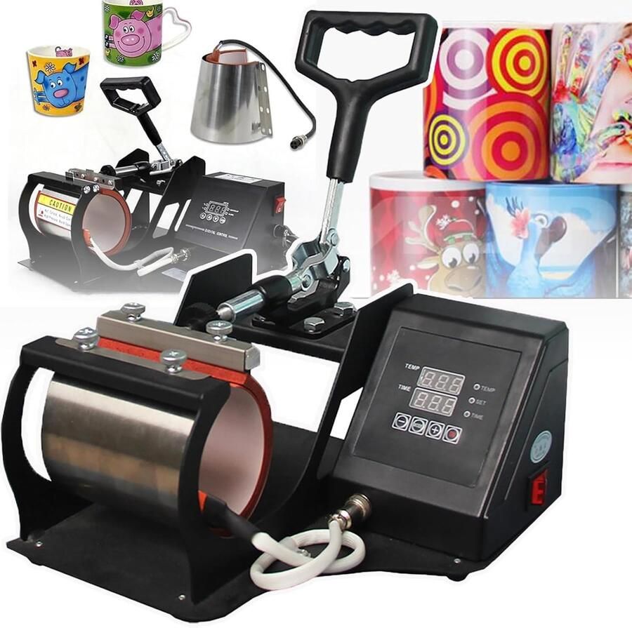 Bekers Hittepers Mok Printer Personalisatie Cadeaus Intelligente Geluidstoon Voor 11OZ Mokken Zwart