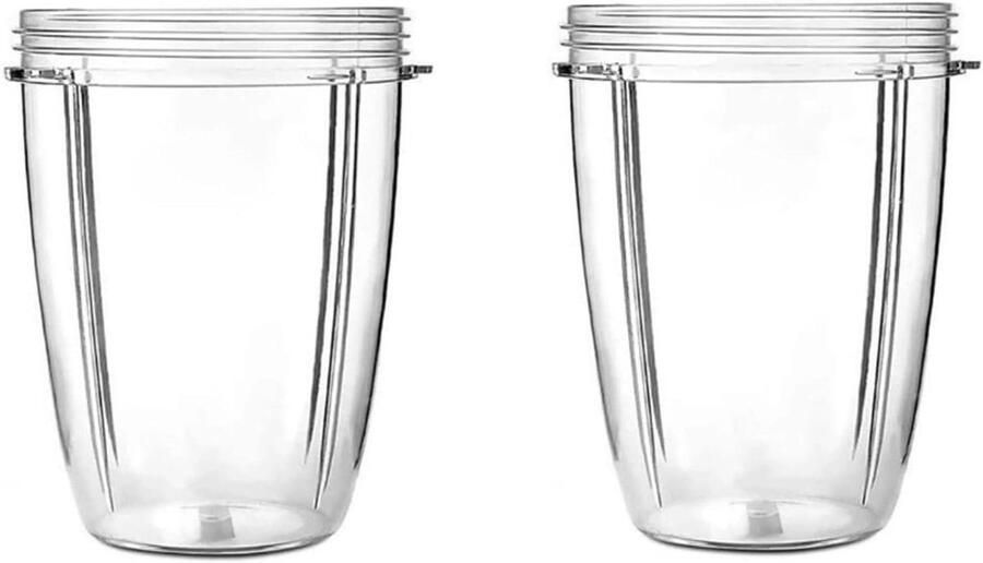 Bekers voor Blender Reserveonderdelen Smoothies Maken Lekvrije Sluiting 24 Oz Transparant