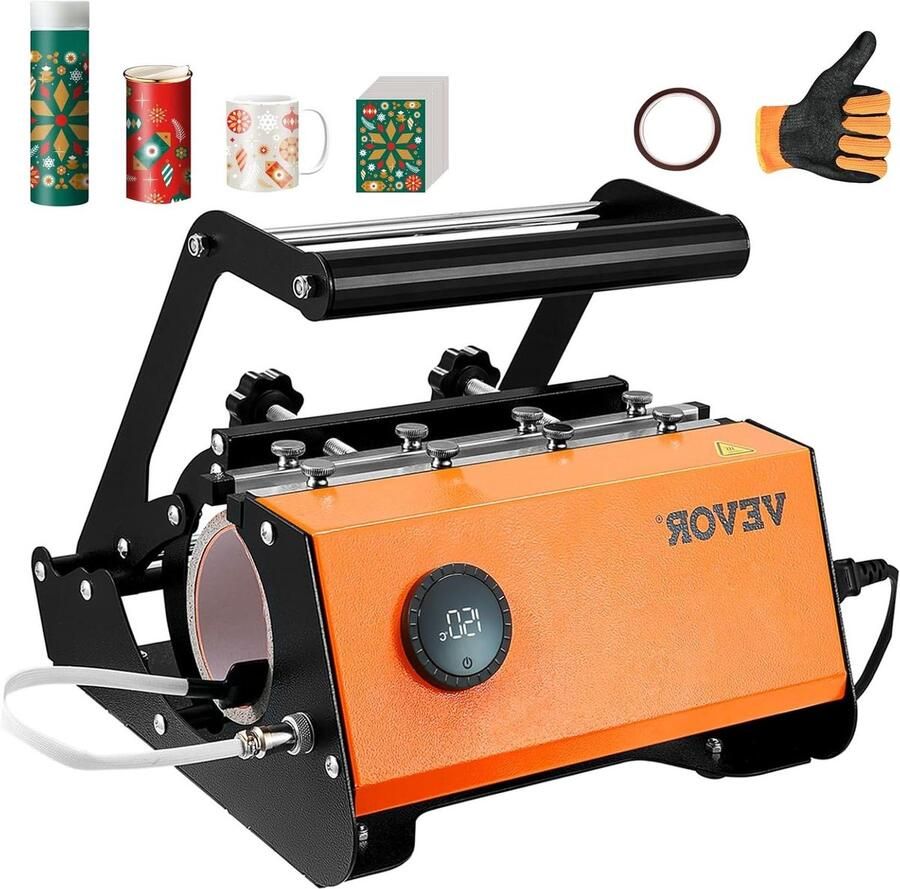 Bekerwarmtepers Hittepers mokken Personalisatie printen Grote inhoud 30 ounce Oranje