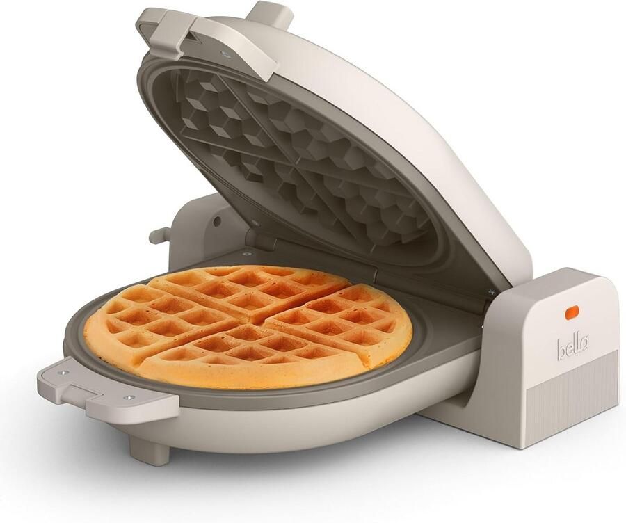 Wafelijzer Belgische wafels Thuis ontbijten Compact opvouwbaar ontwerp 17.8 cm Oatmeal