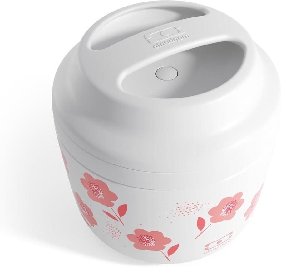 Bento Lunchbox Isolerende Maaltijddoos Lunch Meenemen Houdt 10 uur Warm Koud 550 ml Grafische Poppy