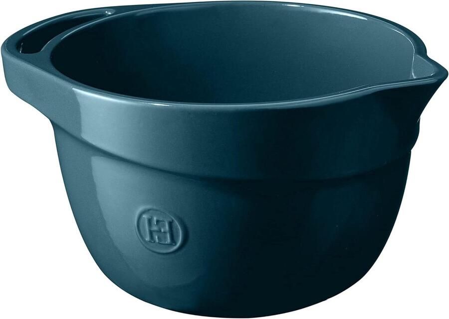 Bereidingskom Keramiek Mengkom Keuken Bakken en Mixen Met Handgreep en Tuit 35 liter N.v.t