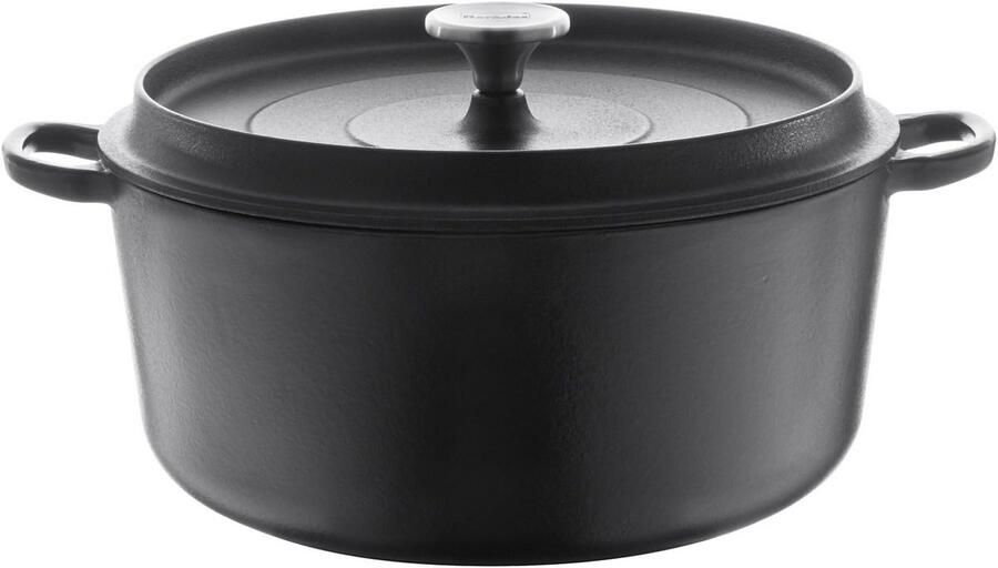 Berndes Braadpan gietijzer zwart