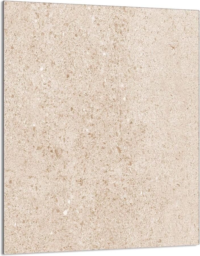 Beschermende Kookplaat Afdekplaat Beige 40x52 cm Snijplank en Spatscherm - Foto 1