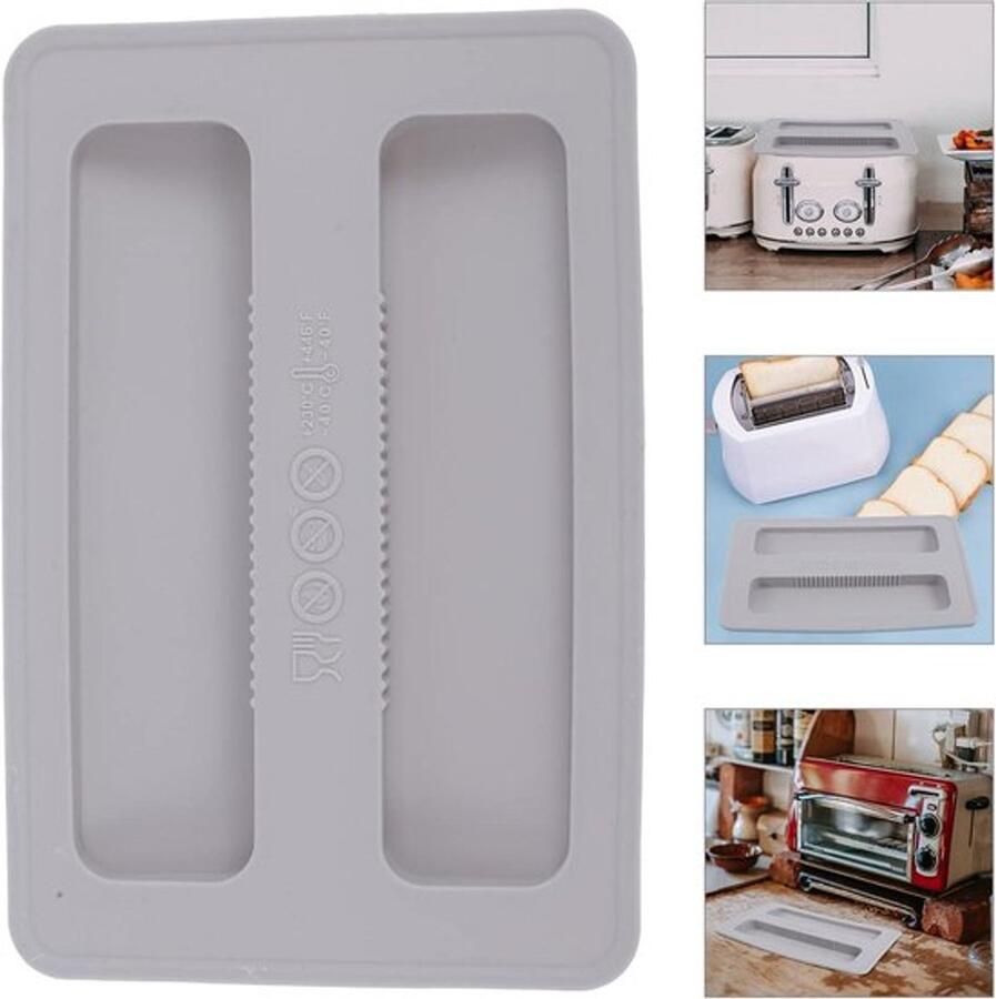Beschermende Siliconen Cover Voor 2 Schijven Elektrische Broodrooster Geschikt Voor Keukenapparatuur en 1 Pond Broodmachine