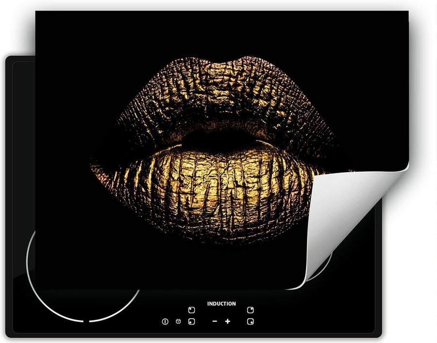 Beschermingsmat voor Inductiekookplaat 80x52 cm Goud