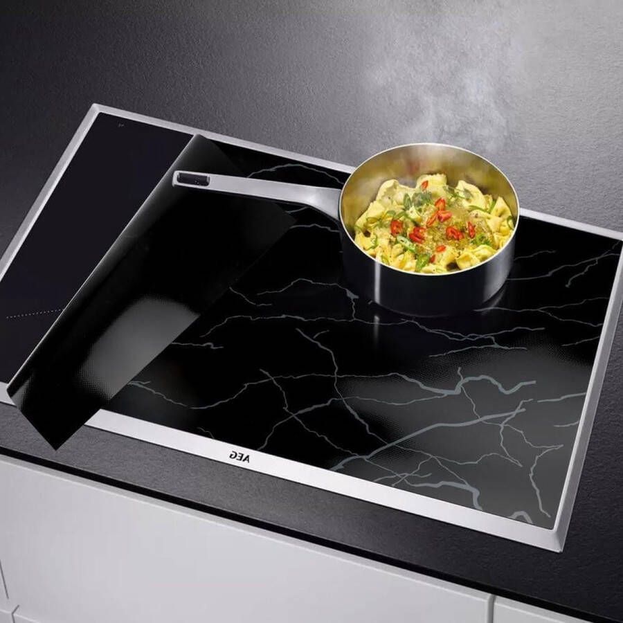 Beschermmat 52 x 78 cm voor inductiekookplaat magnetisch anti-slip pad krasbestendig op maat te snijden siliconenmat multifunctionele bescherming