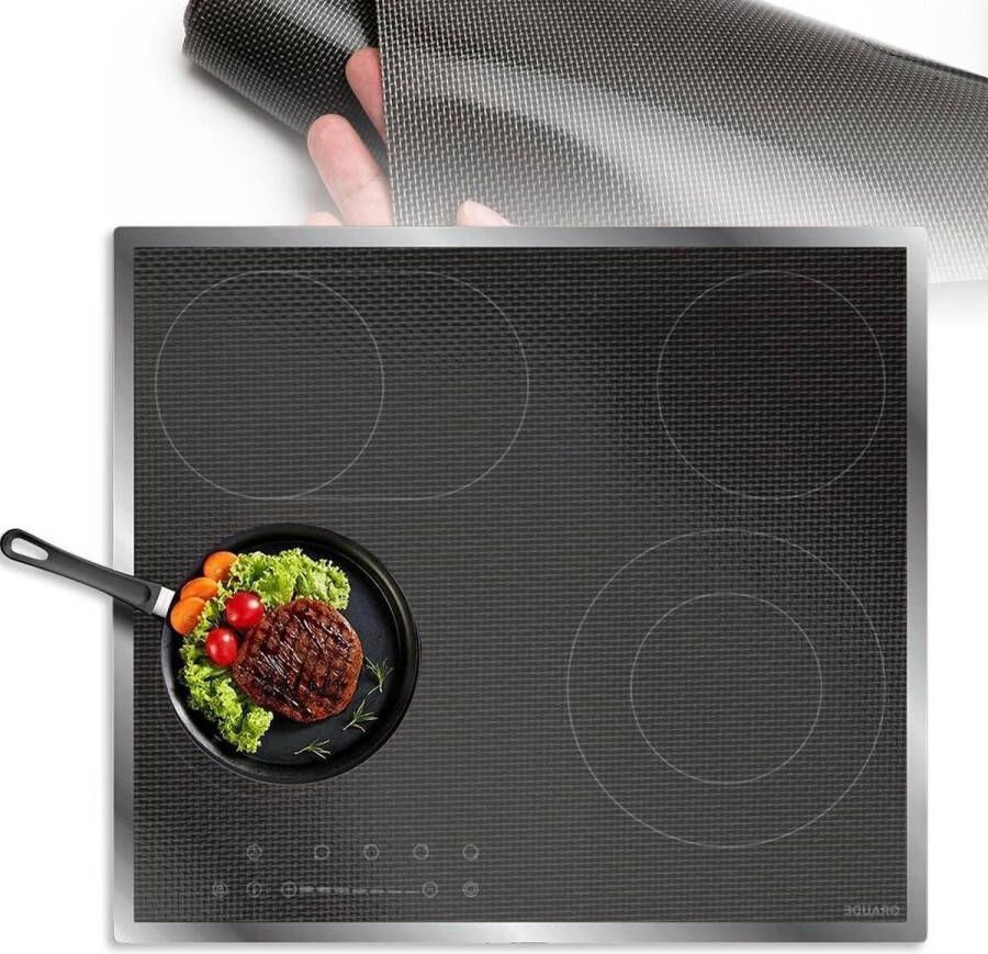 Beschermmat voor inductiekookplaat 52x78cm Siliconen mat tegen krassen