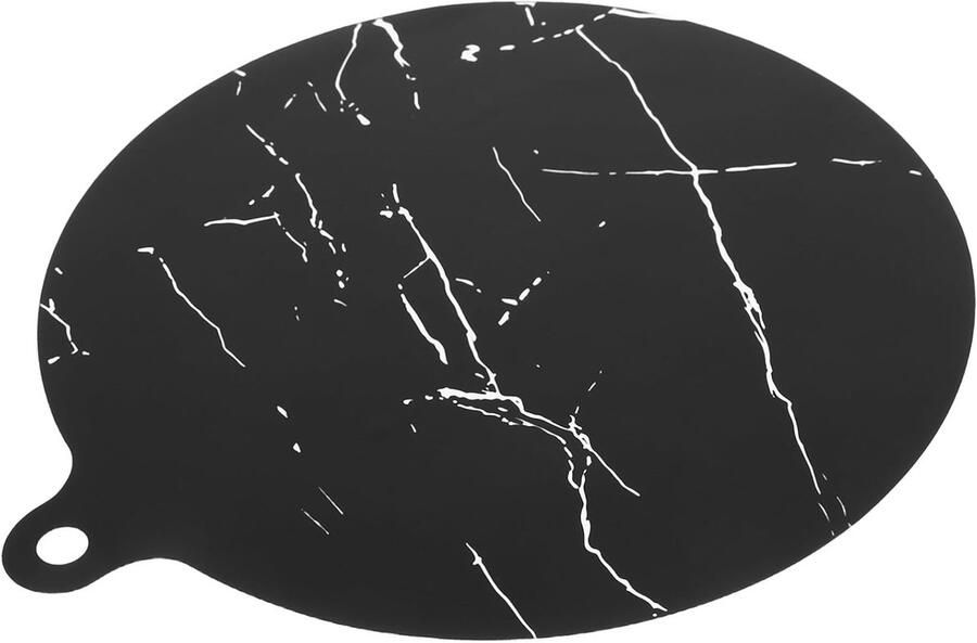 Beschermmat Inductie Kookplaat Protector Keuken Beschermen Hittebestendig Siliconen 20x18x1CM Zwart