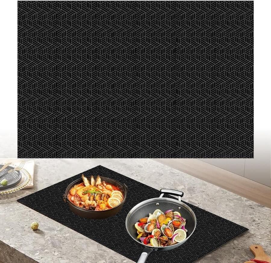 Beschermmat Inductiekookplaat XXL 78x52 cm Hittebestendig Antislip Krasbescherming