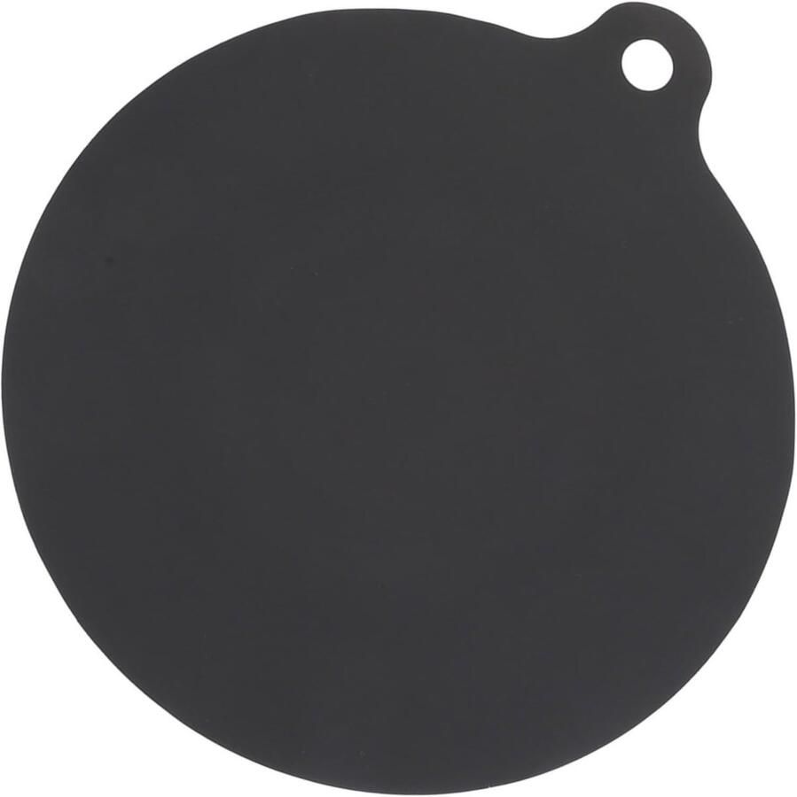 Beschermmat Kookplaat Siliconen Mat Bescherming Keuken Hittebestendig Flexibel 19x16cm Zwart
