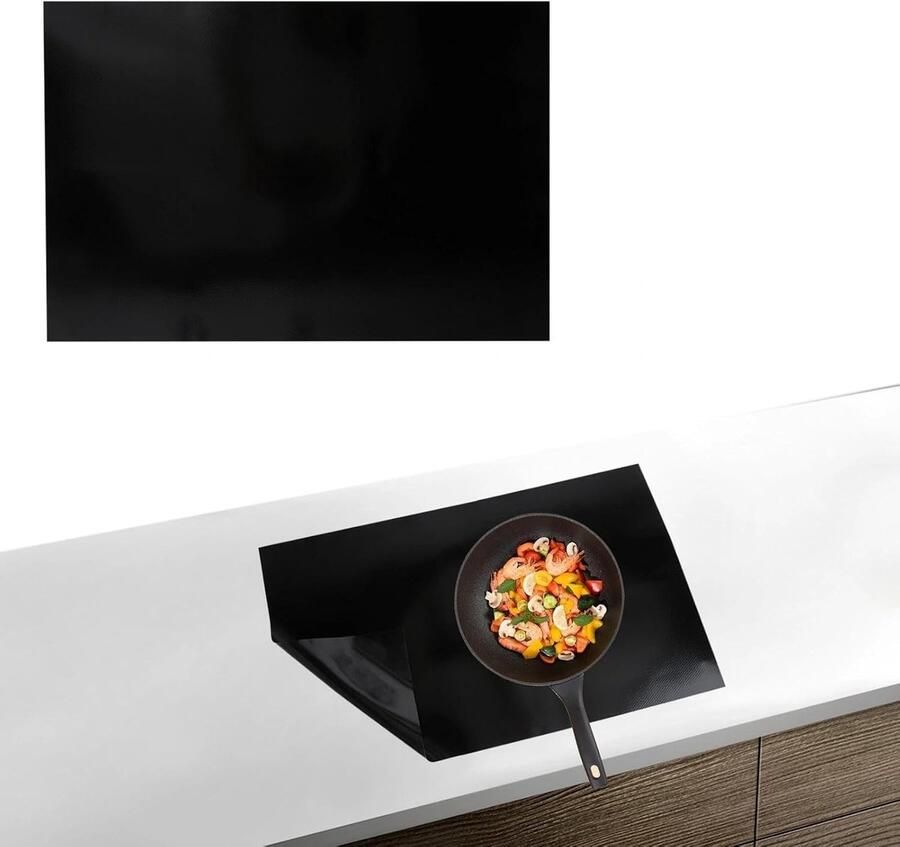 Beschermmat voor Inductiekookplaat 40 x 60 cm Siliconen Antislip en Warmtebestendig Ideaal voor Keuken en Picknick