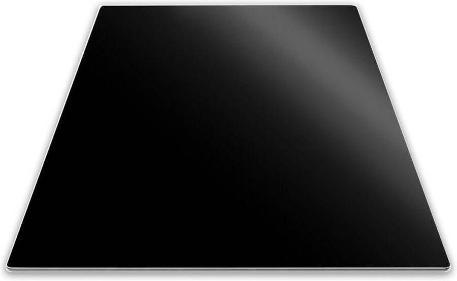 Beschermplaat voor kookplaat gehard glas zwart 50 x 28 cm 99-14PPMID krasbestendig hittebestendig afdekplaat voor gasfornuis