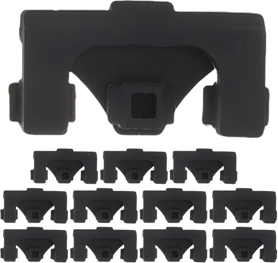 Beschermrandjes Airfryer Rubberen Voetjes Onderdelen Vervangen Hittebestendig Siliconen 30x15x8 mm Zwart