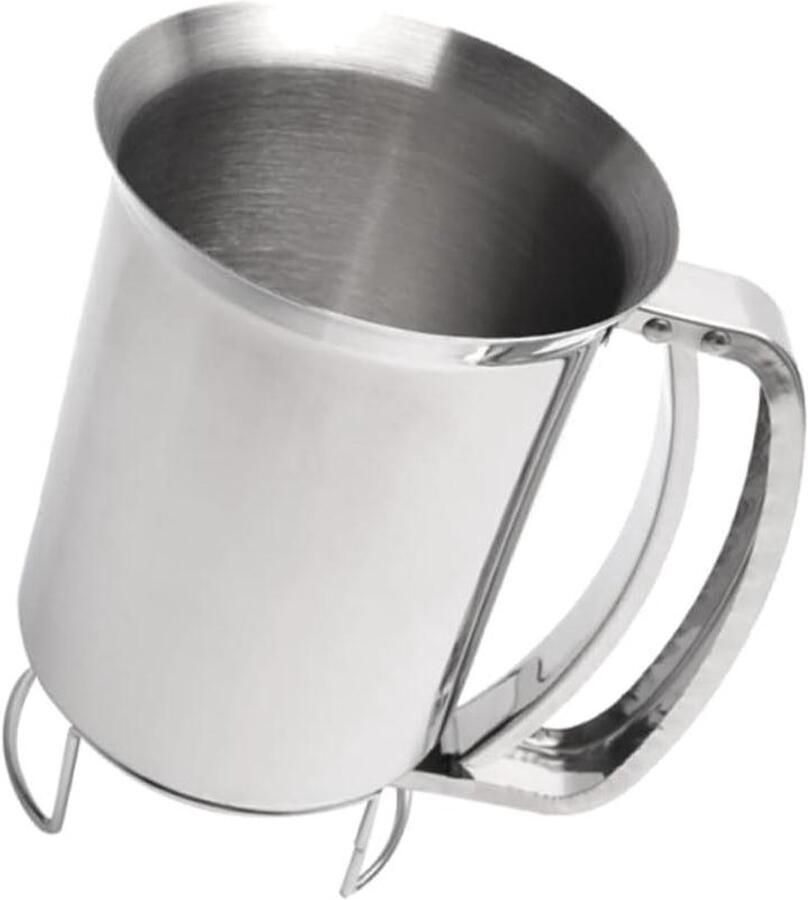 Beslag Dispenser Beslag Machine Pannenkoeken Maken Hoge Afsluiting 162 cm Zilver