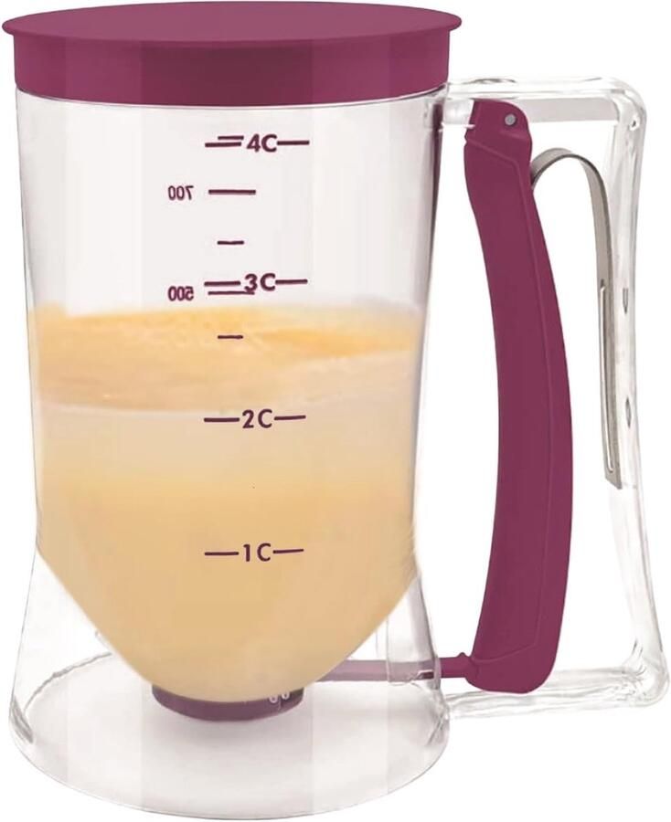 Beslag Dispenser Deeg Verdeel Bakken Nauwkeurig Gieten 114 x 185 cm Transparant