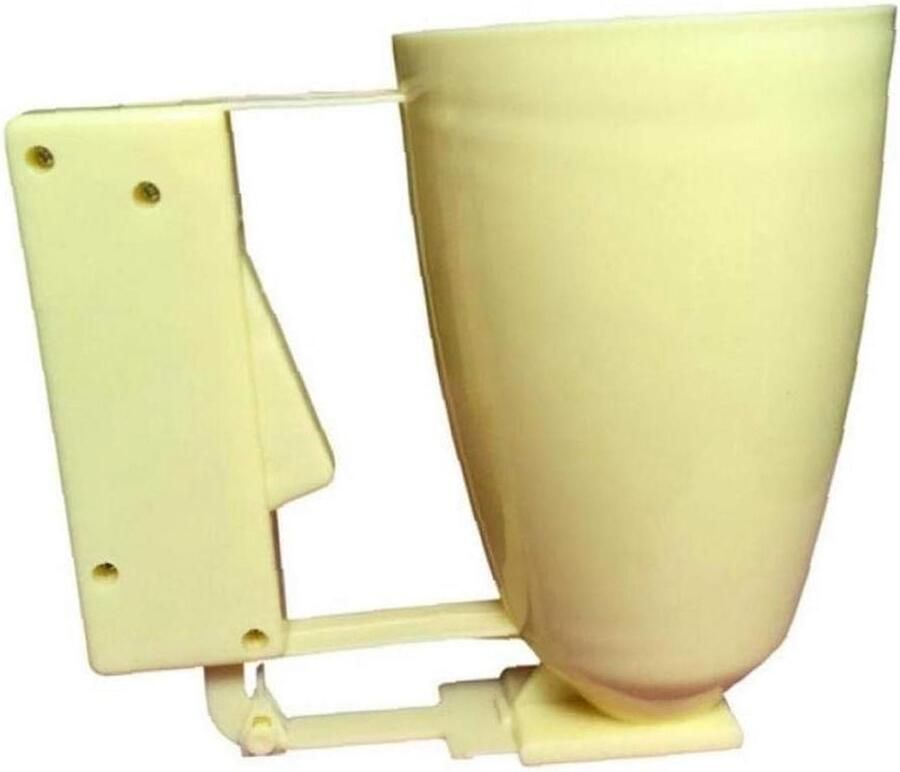 Beslag Dispenser Donut Maker Zelf Bakken Handbediend Ontwerp 150 Gram Geel