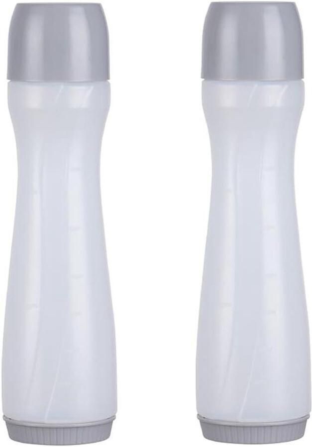 Beslag Dispenser Mixer Fles Pannenkoeken Bakken Eenvoudig Mengen 28.5 cm Grijs