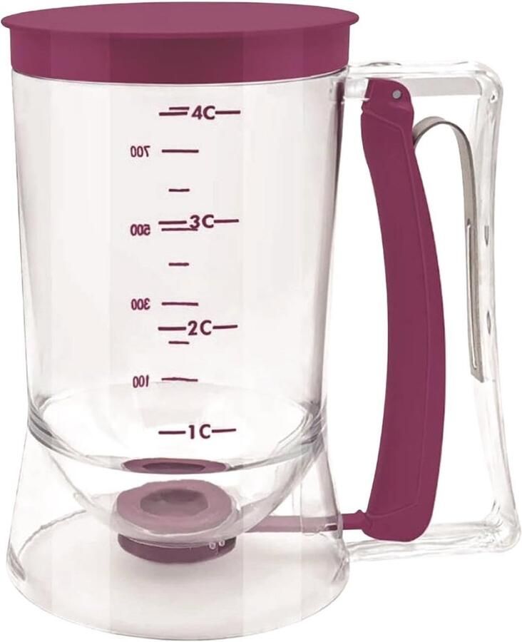 Beslag Dispenser Pannenkoek Dispenser Wafel Nauwkeurig Gieten Beslag Geen Klontjes Meer 18.5 cm Hoog Meerkleurig