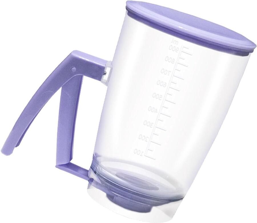 Beslag Dispenser Trechter Tool Beslag Separator Bakken Maken Lekvrij Ontwerp 118mm x 80mm x 165mm Wit