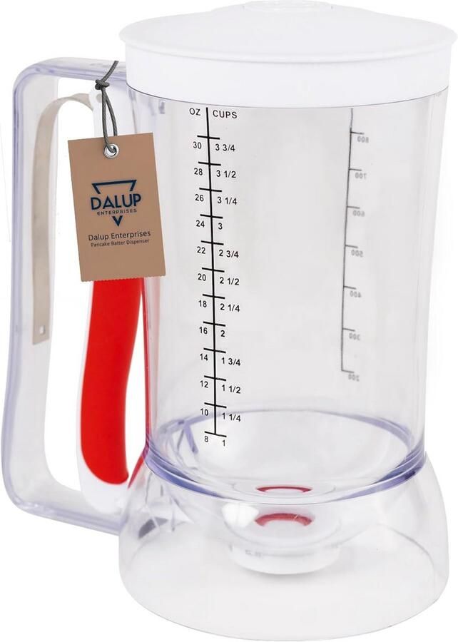 Beslagdispenser met Knoppen voor Pannenkoeken Wafels en Cupcakes Nauwkeurige Portie Controle