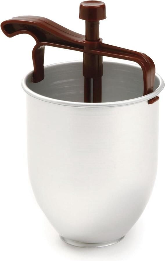 Beslagdispenser Pannenkoekenmaker Wafelmaker Bakken & Decoreren Verdun Beslag Snel 17.78 x 10.16 x 10.16 cm Transparant